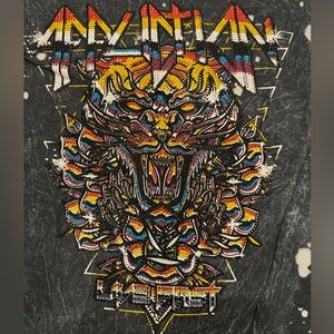 AFFLICTION RHINESTONE Graphic Tiger T-Shirt
